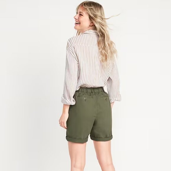 Old Navy High-Waisted OGC Pull-On Chino Shorts -- 7-inch inseam Size 4X NWT - Picture 3 of 3